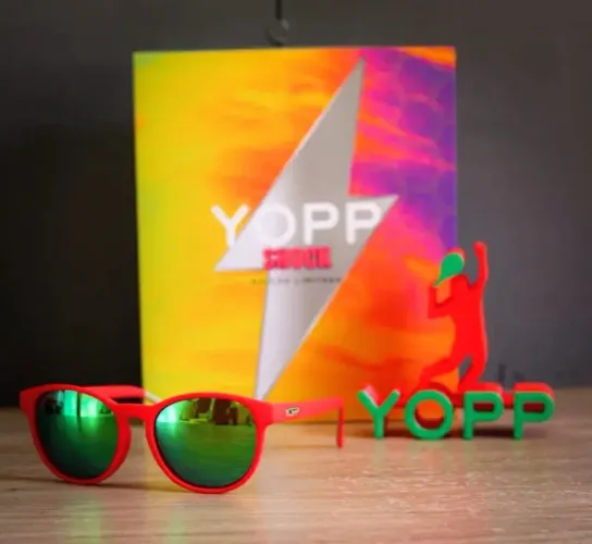 Óculos Yopp Shock Vermelho Esportivo