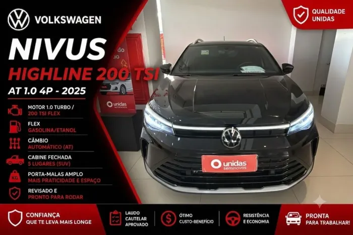 Volkswagen Nivus Highline 1.0 200 TSI Flex AUT 2025