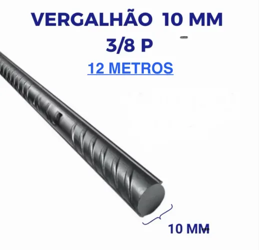 FERRO 3/8 SINOBRAS 12 Metros