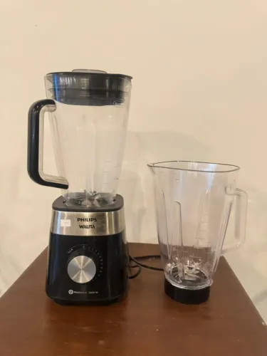 Liquidificador + Copo Extra: Série 5000, Philips Walita Preto, 1200W, 220V