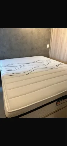 Cama baú + colchão liberty ortobom 