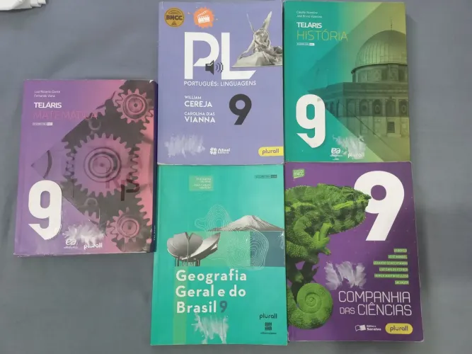 Livros didáticos 9°ano 