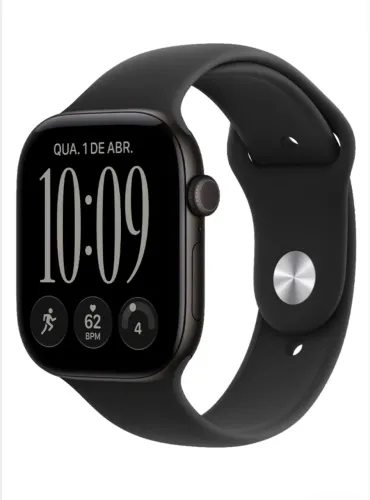 Apple Watch Series 12 46mm GPS Preto - Novo Lacrado