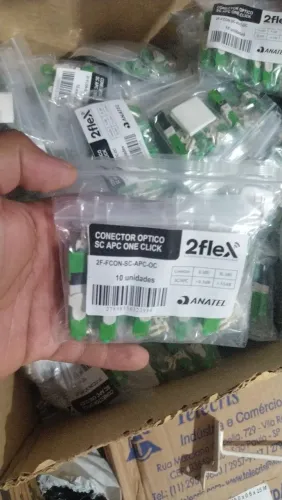 Kit 100x Conector One Click 2Flex