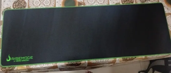 Mouse pad Rise Mode zero Green 90x30, novo lacrado na caixa.
