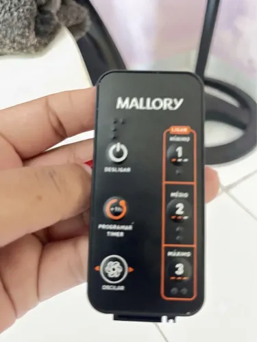 Ventilador de Parede com Controle + Caixa Original - Perfeito Estado