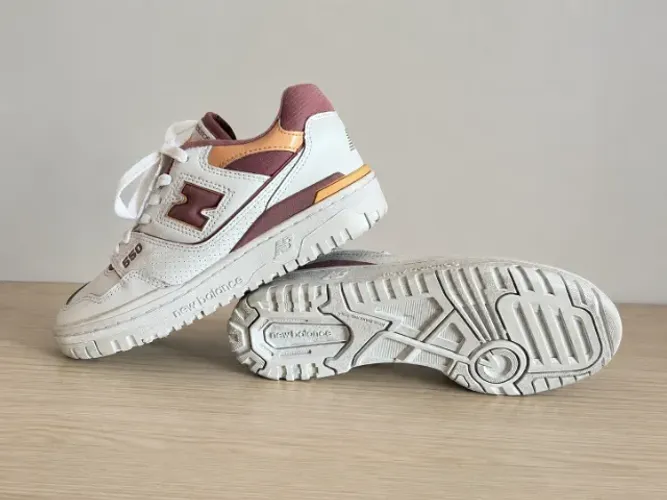 Tênis New Balance 550 White Rosewood Original Tam. 37
