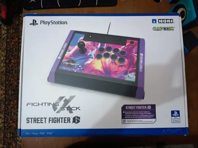 Controle Arcade Hori Alpha Street Fighter 6 Para Ps5 Ps4 Pc