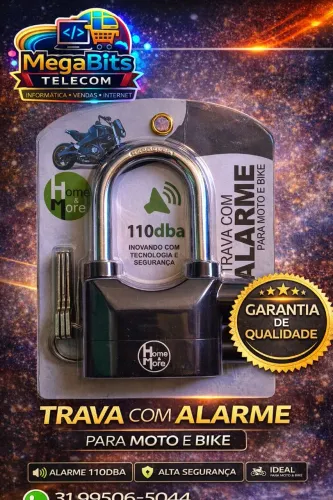 Cadeado com alarme