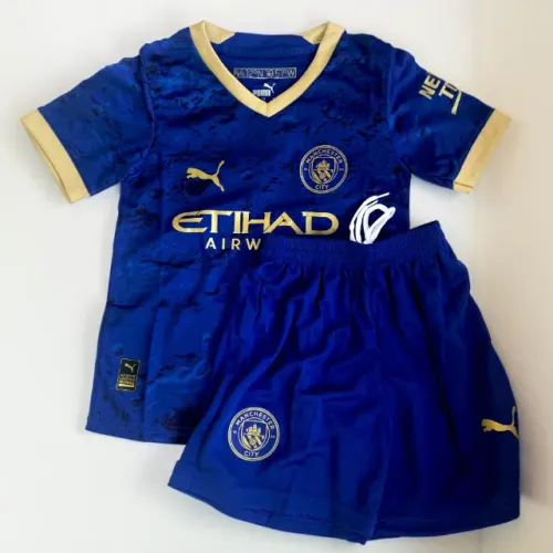 Camisa do Manchester City Infantil (kit com short) - 23/24