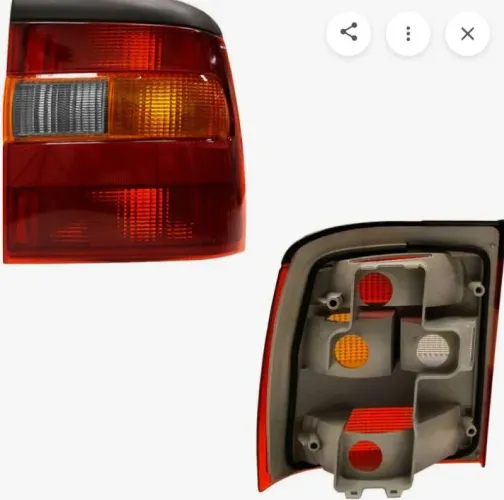 Lanterna Traseira Vectra 1993 1994 1995 1996 Tricolor Fumê