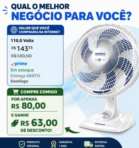 VENDE-SE VENTILADOR 