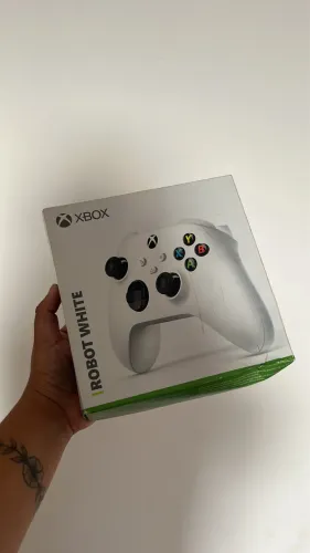 Controle Xbox sem fio robo white