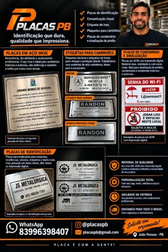 Solução em Placas de Metal