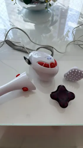 Massageador Relaxmedic com função de aquecimento e prolongador