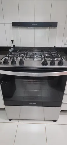 Fogão Brastemp Inox 5 bocas