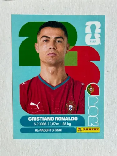 Figurinha Avulsa Copa 2026 - Cristiano Ronaldo - POR 15