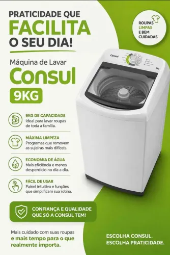 Máquina de lavar Consul