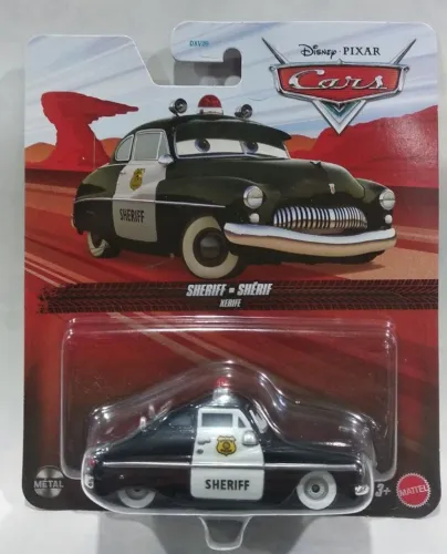 Carrinho Miniatura Cars Xerife Mattel 1:55