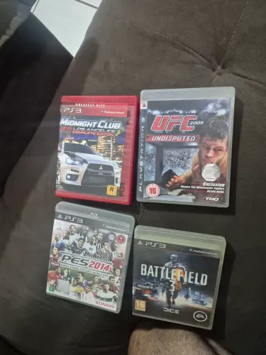 Vendo 4 jogos usados para ps3