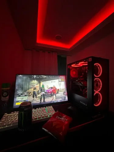 Pc Gamer Completo Oportunidade, Ryzen 7, Memória 16gb, GTX 1660 + Monitor