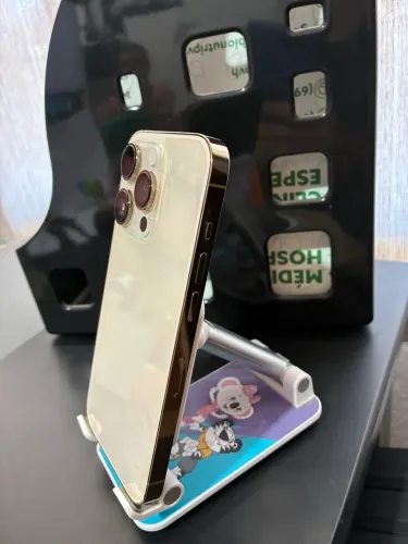 iPhone 14 Pro dourado 128gb impecável todo original