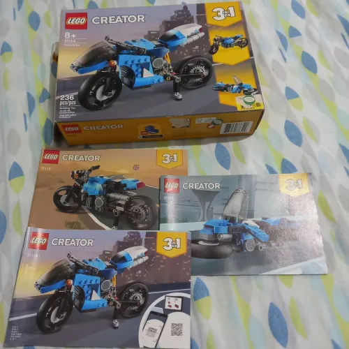 LEGO Craetor Super bike original completo