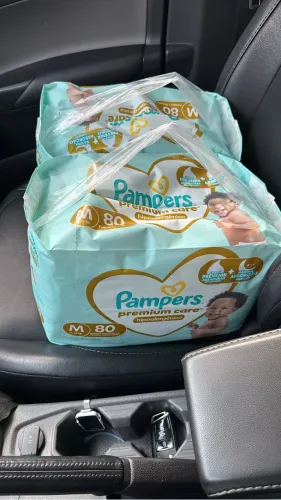 Fraldas Pampers Premium Care - M (80 unidades)