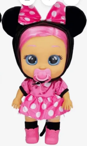 Cry Baby multikids Boneca Dressy Minnie Cry Babies