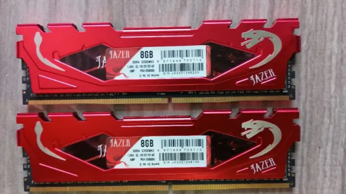 Memória RAM DDR4 I JAZER 16GB (2x8GB)
