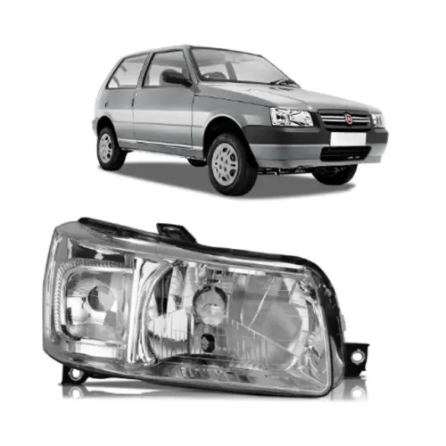 Farol Original Uno / Fiorino 2004 até 2013 Novo - Arteb na caixa - Lado Direito 