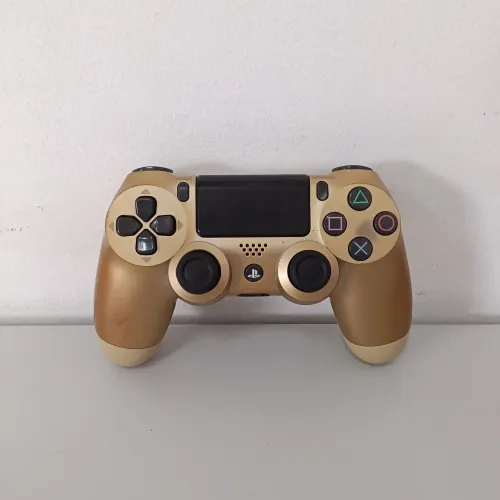Vendo Controle sem fio Sony DualShock 4 Gold Semi novo