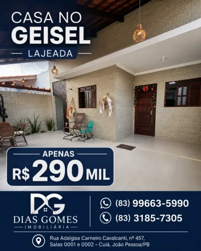 Casa com 2 quartos no GEisel Lajeada prox ao Milton Campos