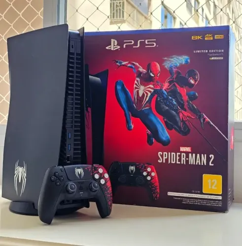 Playstation 5 - Edição Limitada Spider Man 2 + Jogos!