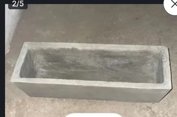 Vasos quadrados, tamanho médios