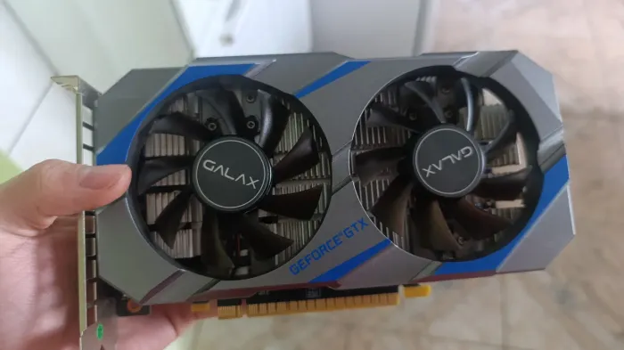 GTX 1050TI GALAX OC 1 'Click Dual Fan Show