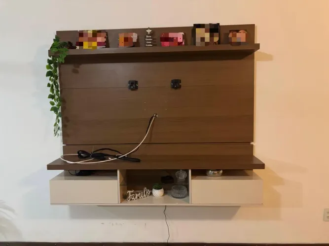 Painel Para TV Marrom