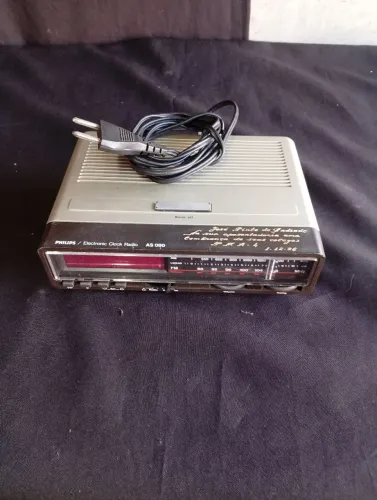 Rádio relógio funcionando Philips