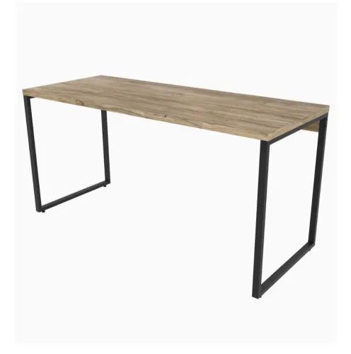 Mesa Escrivaninha Industrial 150cm Trevalla Kuadra ME150-E10 Carvalho