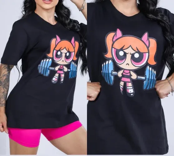 Max T-shirt florzinha em algodão 