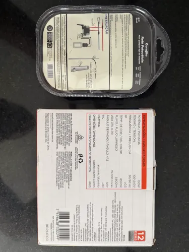 Refletor Black & Decker com sensor de luz