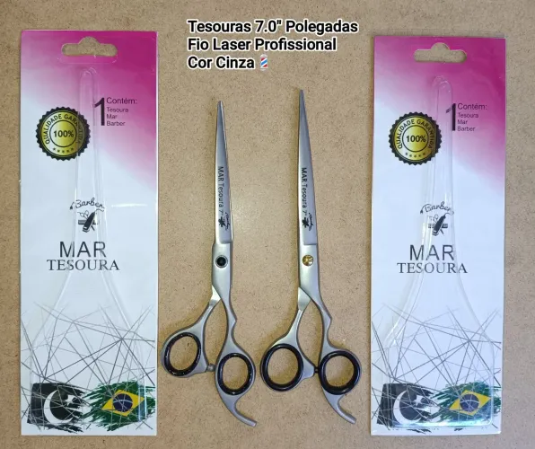 Tesouras  Profissionais Barbearia Vários Tamanhos Polegadas Novas Lacradas sem Uso 