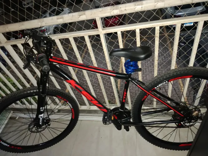 Bike MTB Aro 29 KSW XLT Alumínio - 21v, Freio a Disco e Suspensão