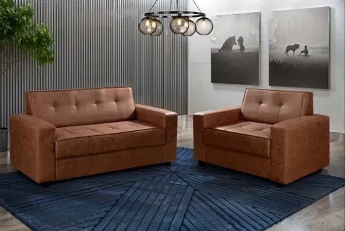 Sofa California com 2 e 3 lugares - confira as opções de cores