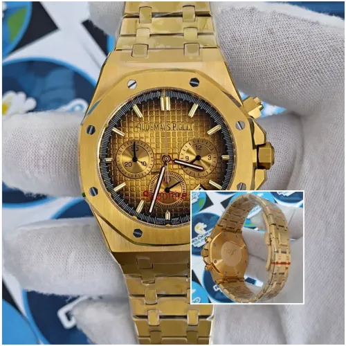 RELÓGIO AP ROYAL OAK CHNOGRAPH DOURADO