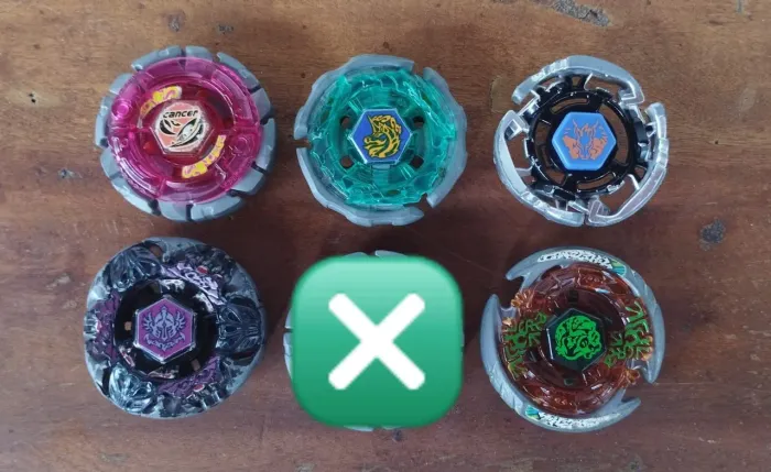 Lote de Beyblades Metal
