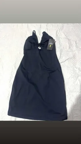Vestido Premium Preto MLR Miller Denim, tamanho G, NOVO com etiqueta.*<br>