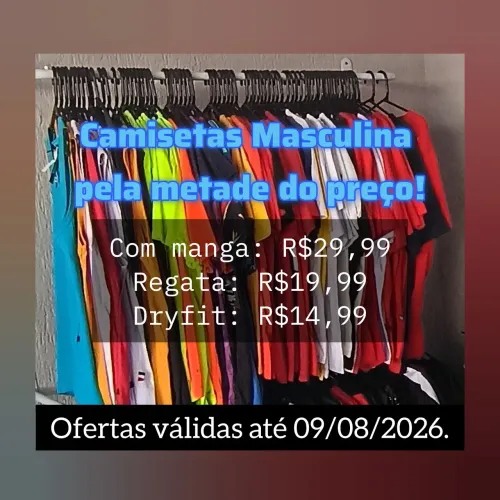 Camisetas masculinas