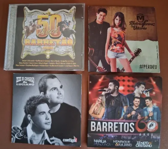 CDs - Músicas Sertanejas de Sucesso