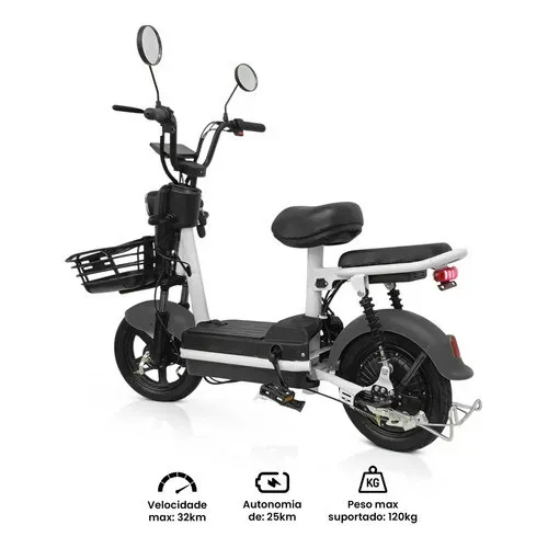 Bicicleta Moto scooter elétrica 500w 48v - Marca: Bikelete